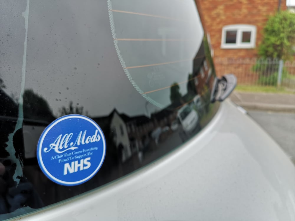 NHS support Sticker