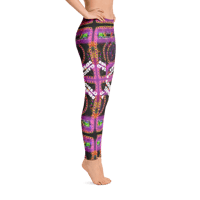 Neon Garland (Gladiola Deprez X Abraham Mignon) Leggings.