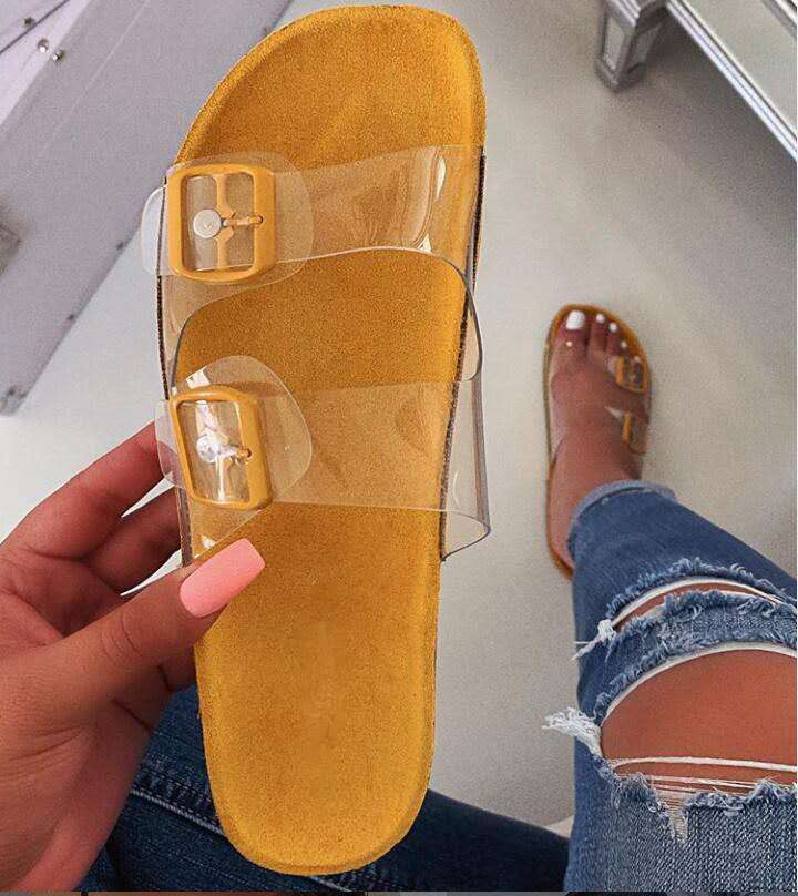 clear top sandals