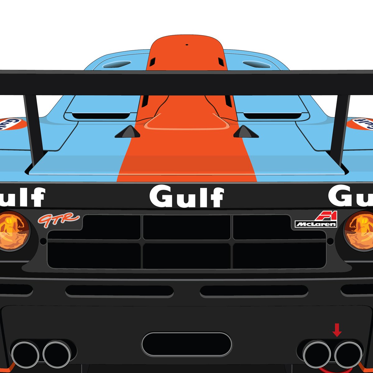Mclaren F1 Gtr Longtail Lemans 1997 D1 093 Drawonce Mclaren F1 Gtr Longtail Lemans 1997 D1 093 Drawonce