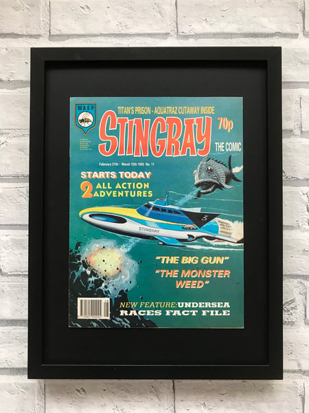 Image of Framed Vintage Comics- Stingray