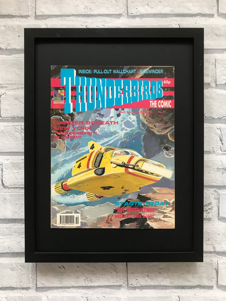 Image of Framed Vintage Comics- Thunderbirds