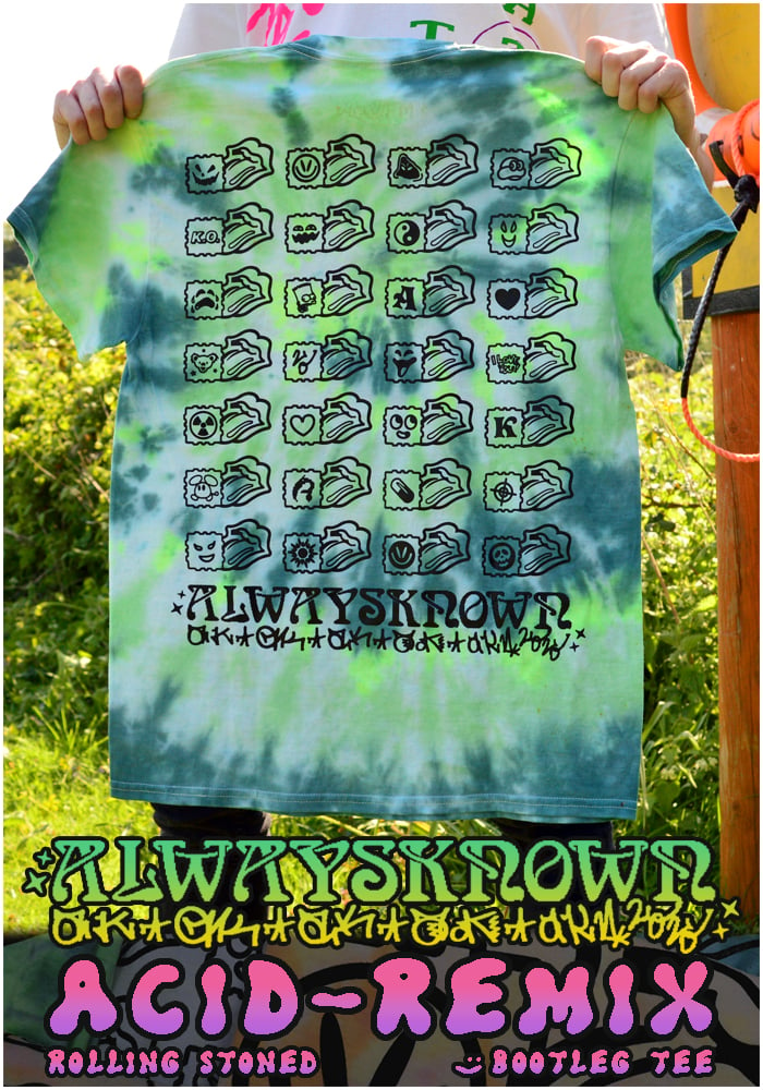 Image of ALWAYSKNOWN 'ACID REMIX' T-Shirt