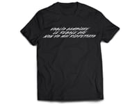 Image 1 of FIGHT BLACK T SHIRT