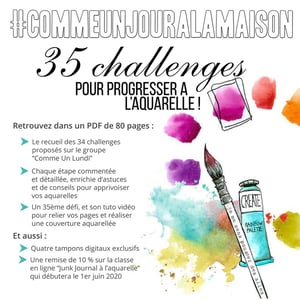 Image of #COMMEUNJOURALAMAISON - 35 challenges en pas à pas
