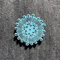 Image 1 of Corallimorph Glow In The Dark Pin 