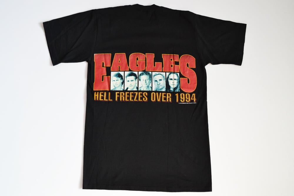 Image of Vintage 1994 Eagles Hell Freezes Over Concert Tour T-Shirt Sz.M