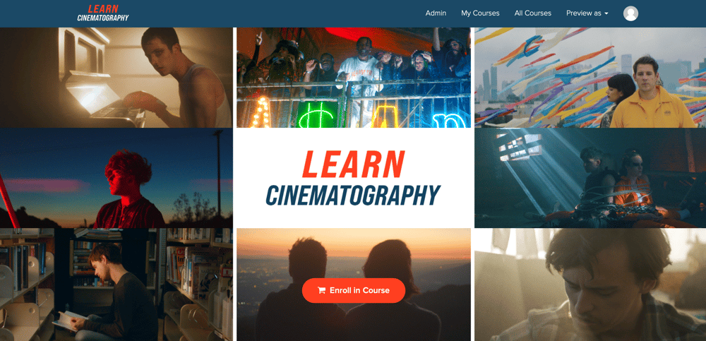 Image of "Learn Cinematography" Online Program