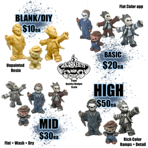 PREORDER: Macablets figures, Batch one
