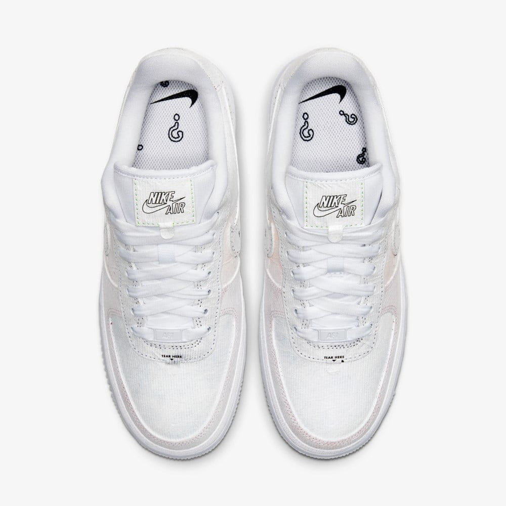 nike air force 1 lx inside out white