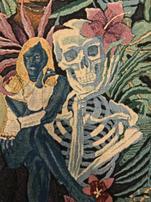 Image of 'Sentinels of The Amazon Jungle' woven blanket PREORDER