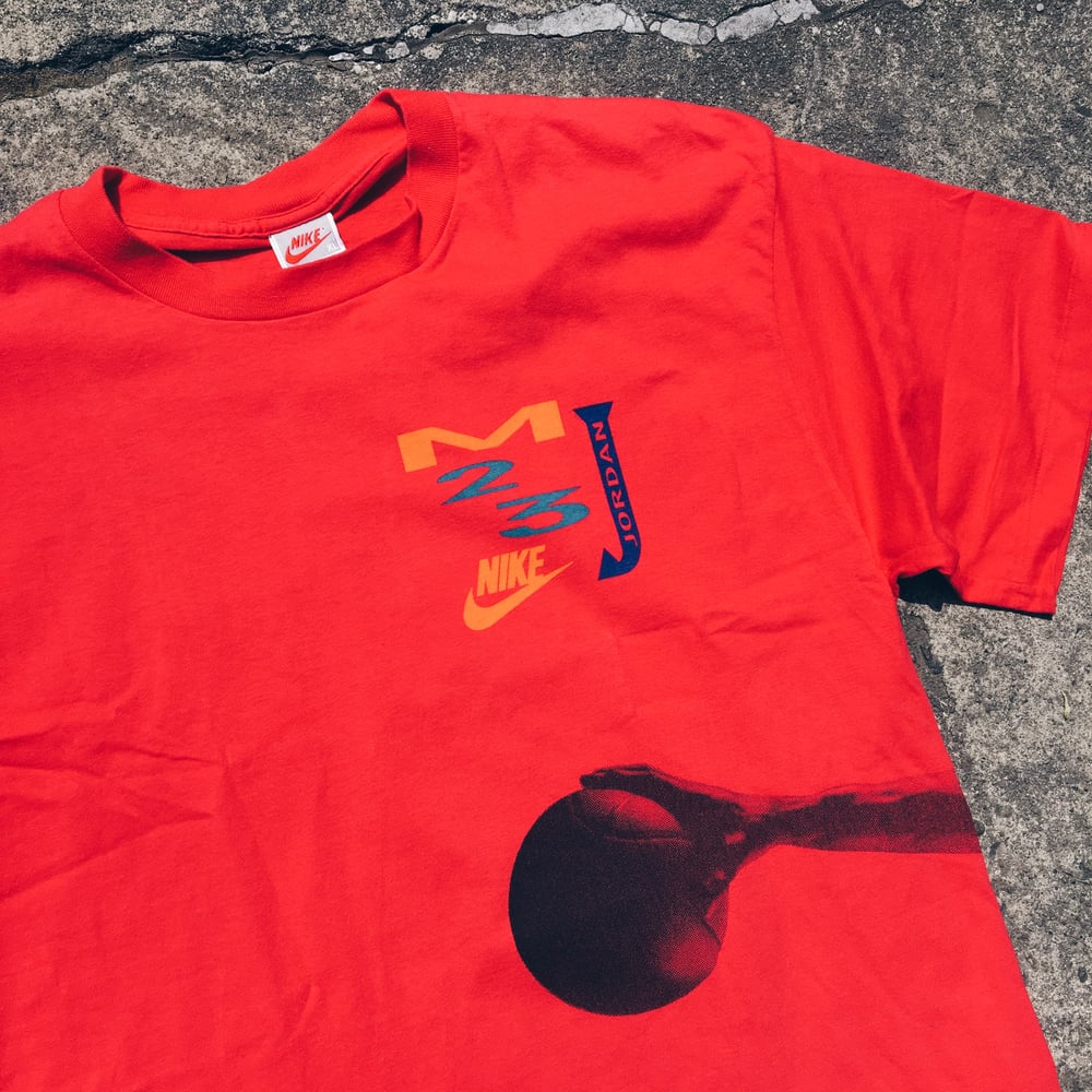 Image of Original Early 90’s Nike Air Jordan MJ 23 Tee (Red).