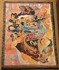 Image 1 of 'Bartsploitation: Journey for The Golden Slinsgshot' woven blanket