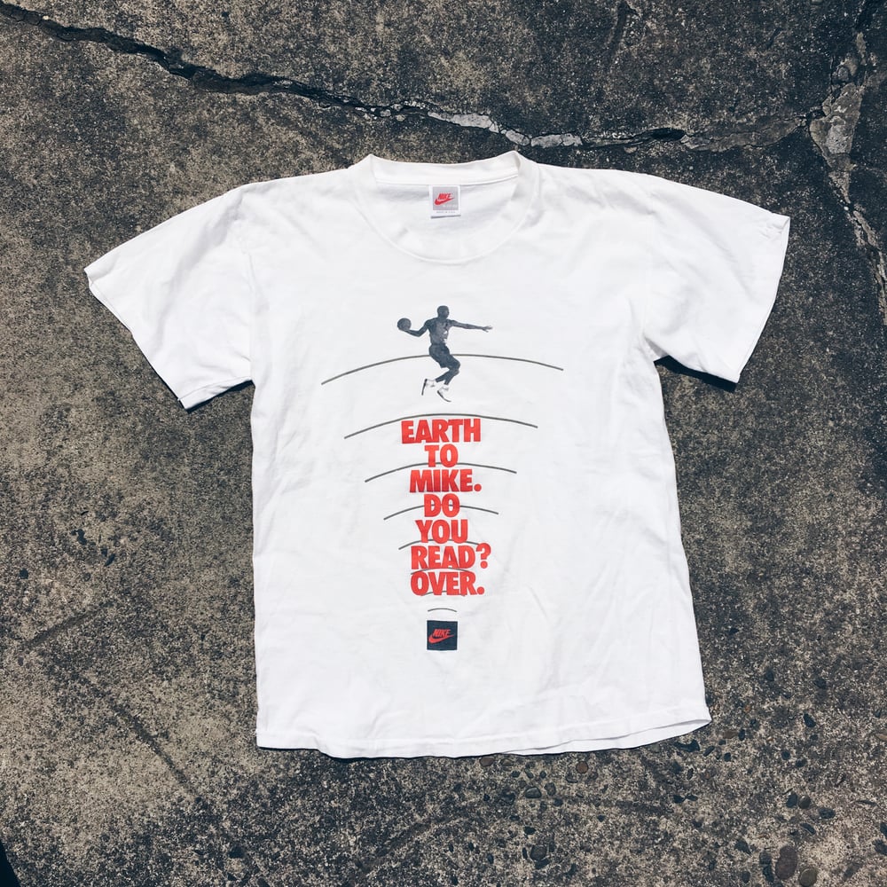 Image of Original 1990 Nike Air Jordan “Earth To Mike” Tee.