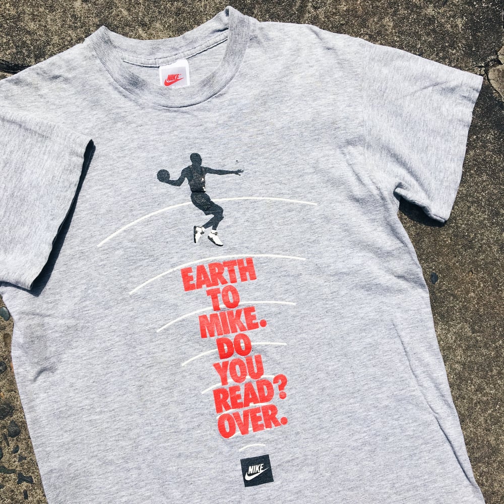 Image of Original 1990 Nike Air Jordan “Earth To Mike” Tee (Heather).