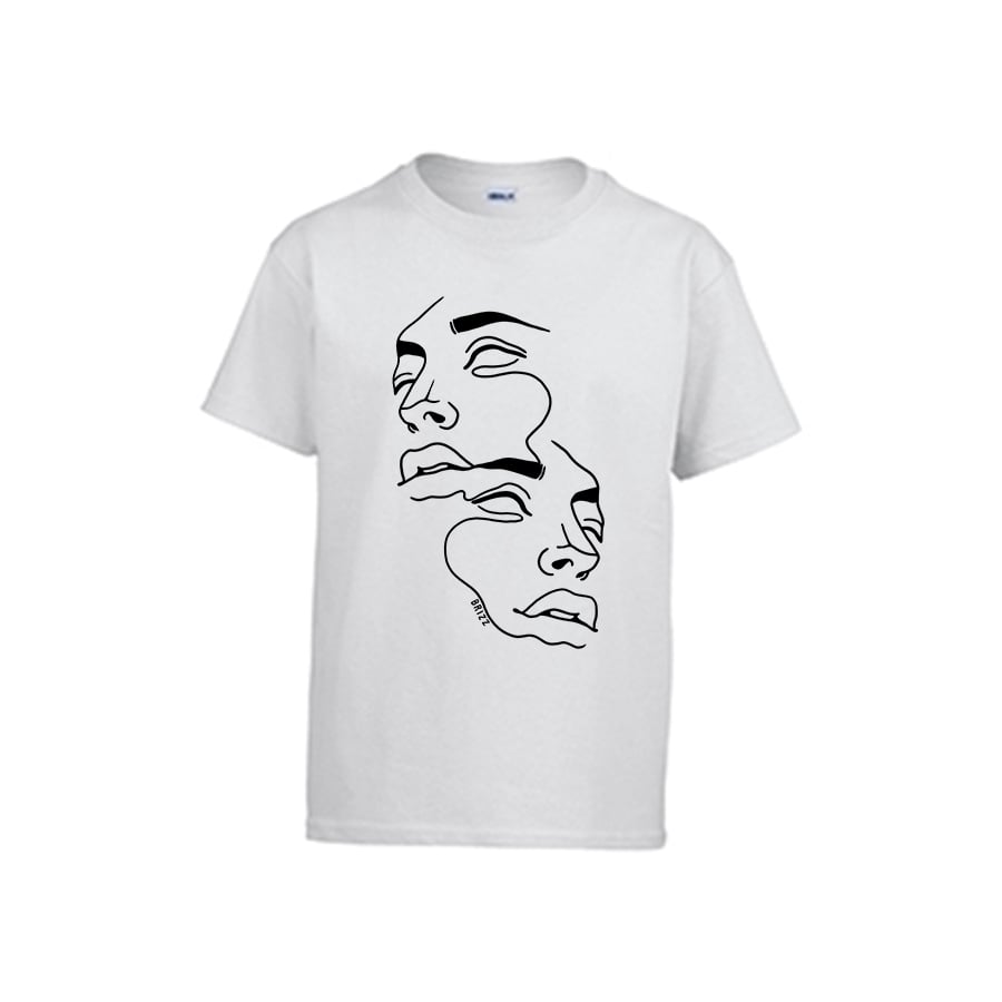 Image of FACE SHIRT (white) 