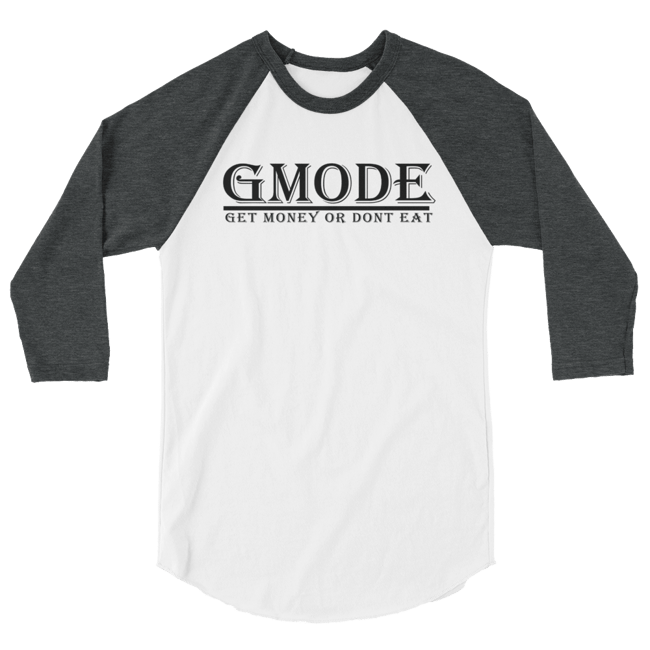 GMODE Baseball Long Sleeve Tee (black)