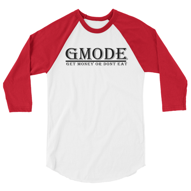 GMODE Baseball Long Sleeve Tee (Red)