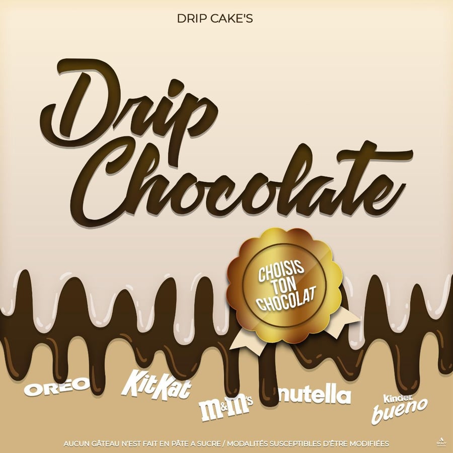 Image of Drip chocolate / 10 parts 