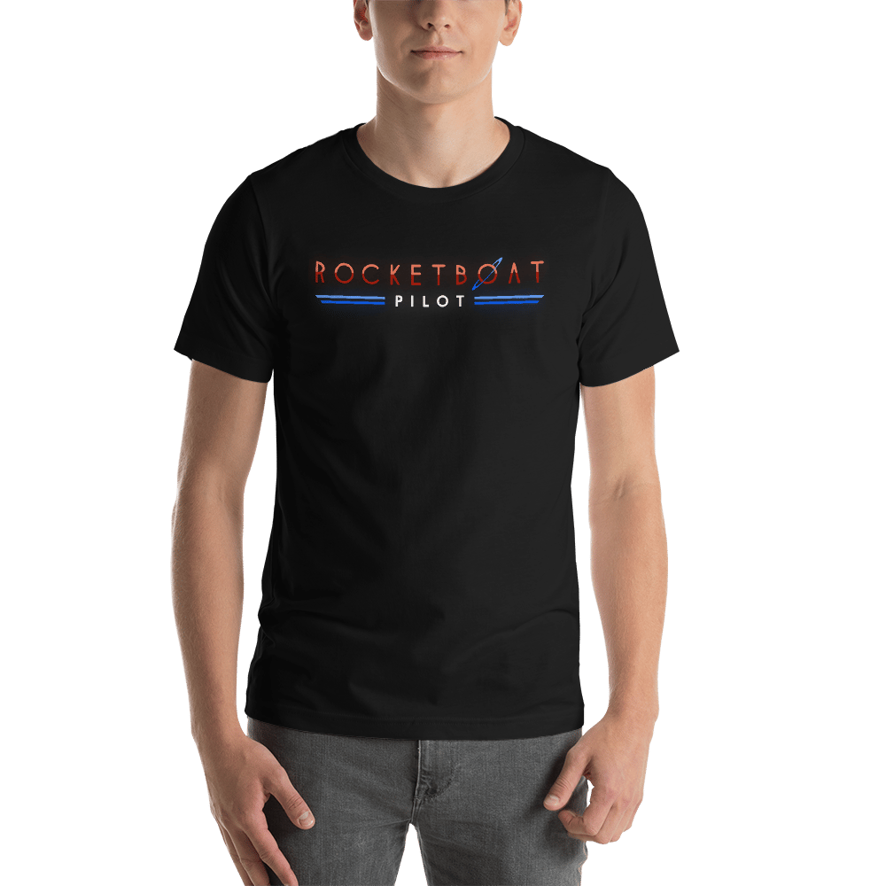 Image of Rocketboat - Pilot Logo Unisex T-Shirt