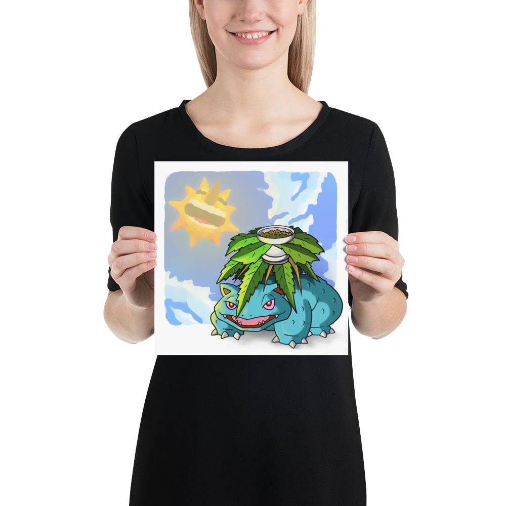 Image of Weedusaur 10x10 Print