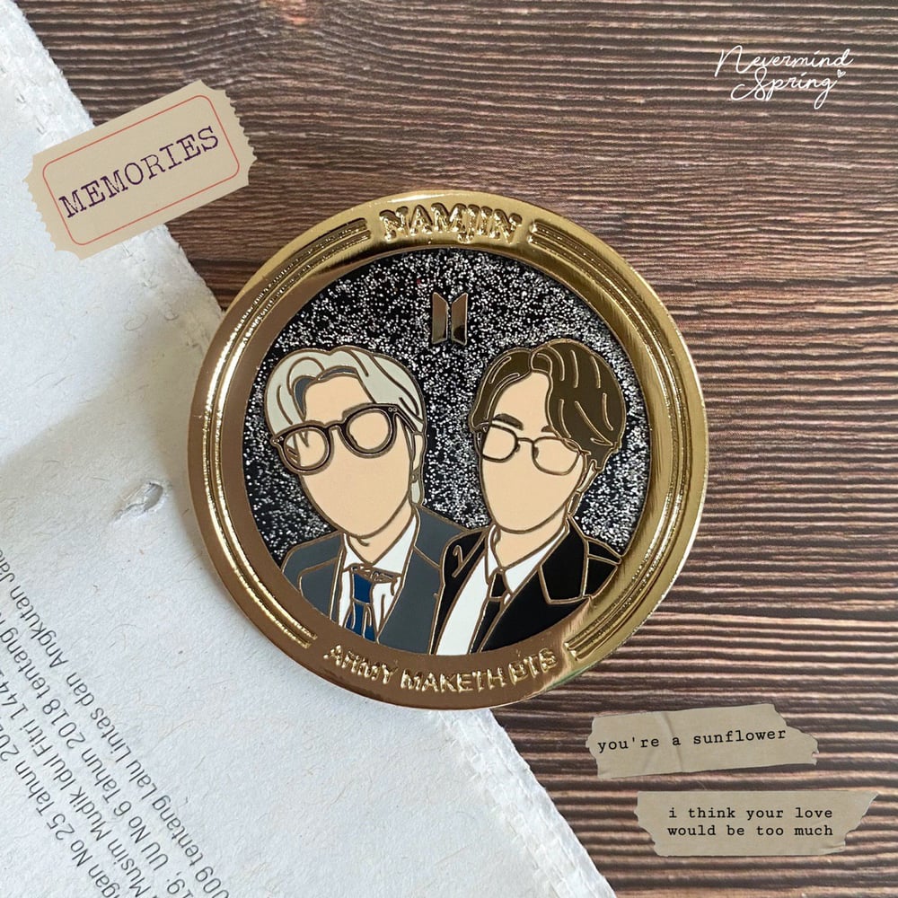  Namjin Kingsman Enamel Pin 💼