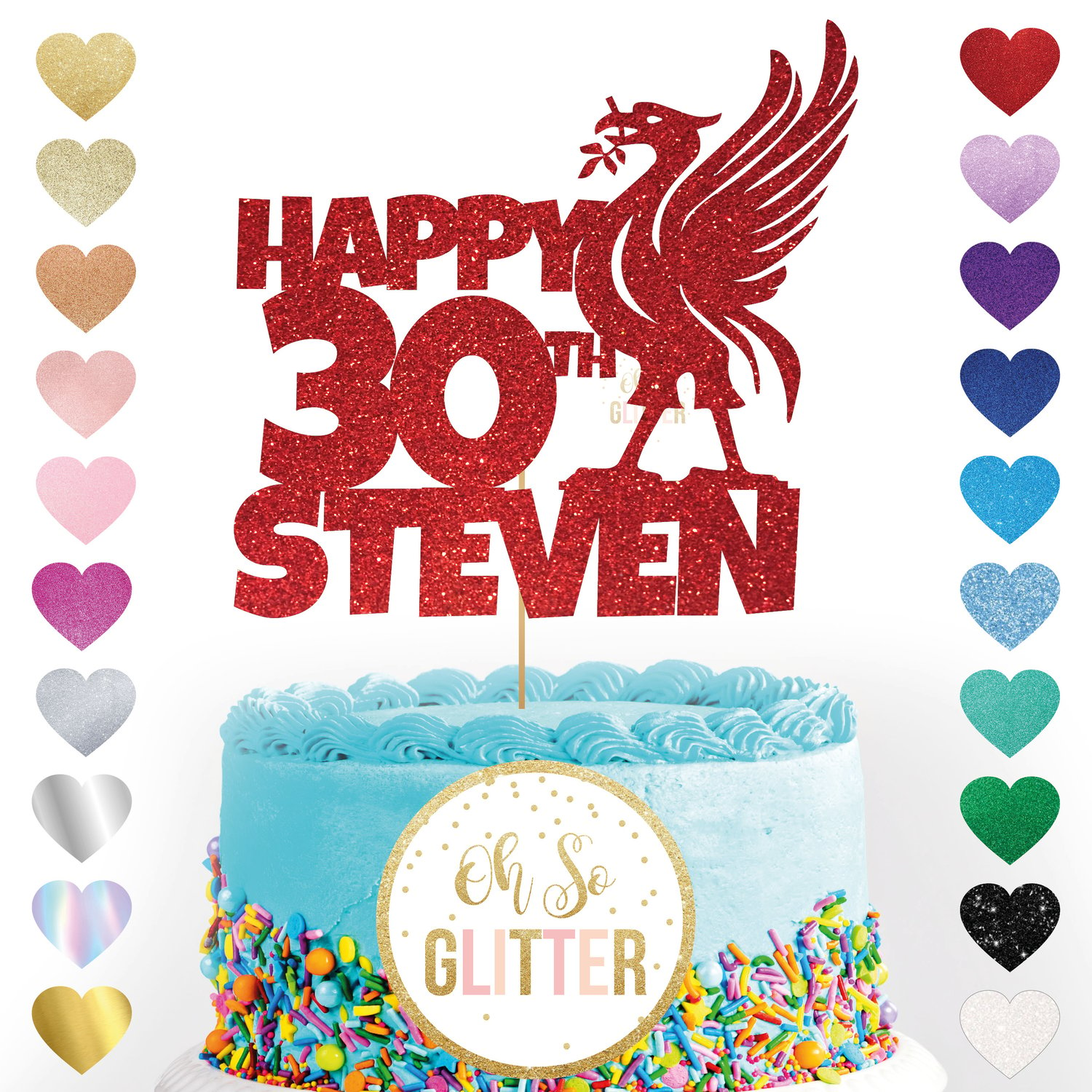 Image of Liverpool Football customised cake topper