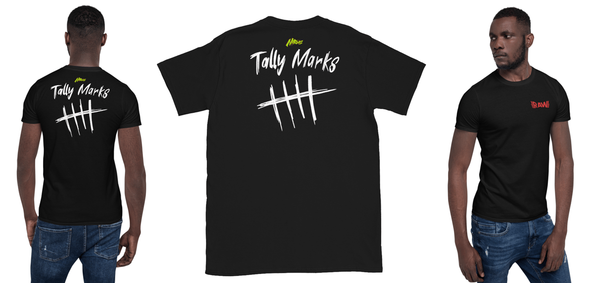 Image of Nitrus Tally Marks T Shirt x Raw