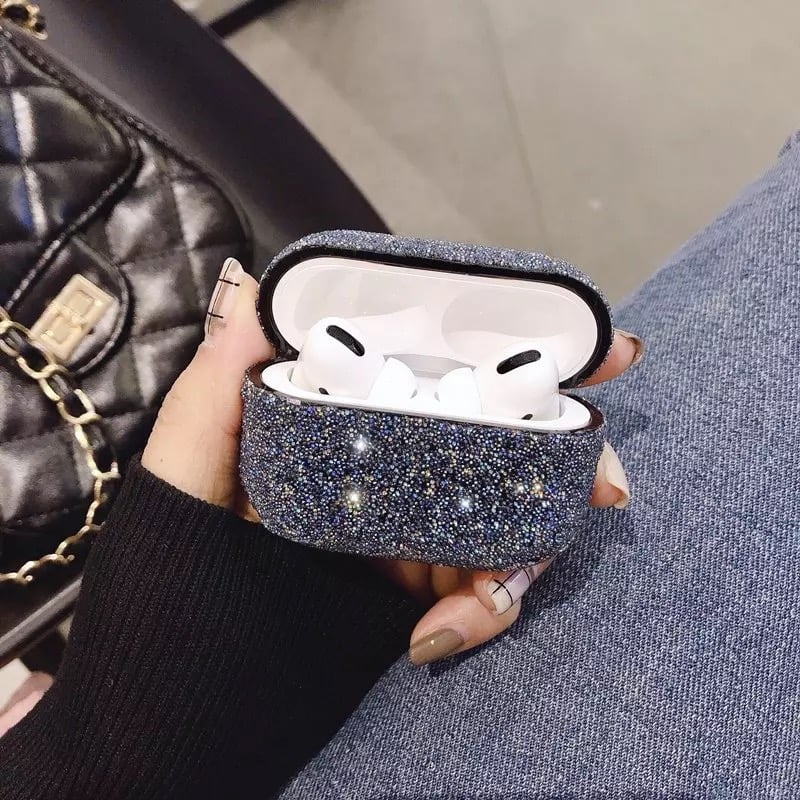 Image of Black Glitter AirPod Pro Case