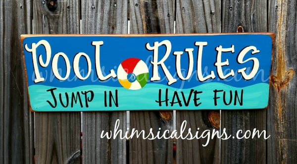 Image of Pool Rules - CEDAR 