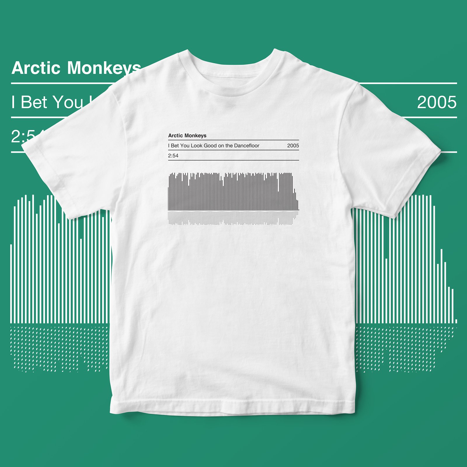 arctic monkeys t shirt white