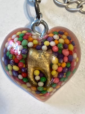 Image of Sweet Tooth Heart Necklace Limited Edition of 4