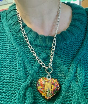 Image of Sweet Tooth Heart Necklace Limited Edition of 4