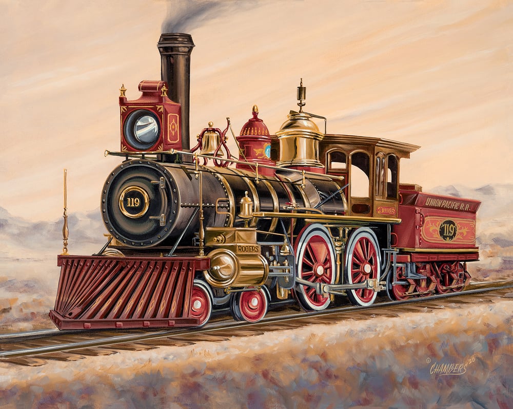 Image of Union Pacific 119  (Canvas Wrap)