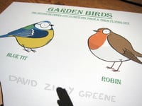 Image 3 of Garden Birds print