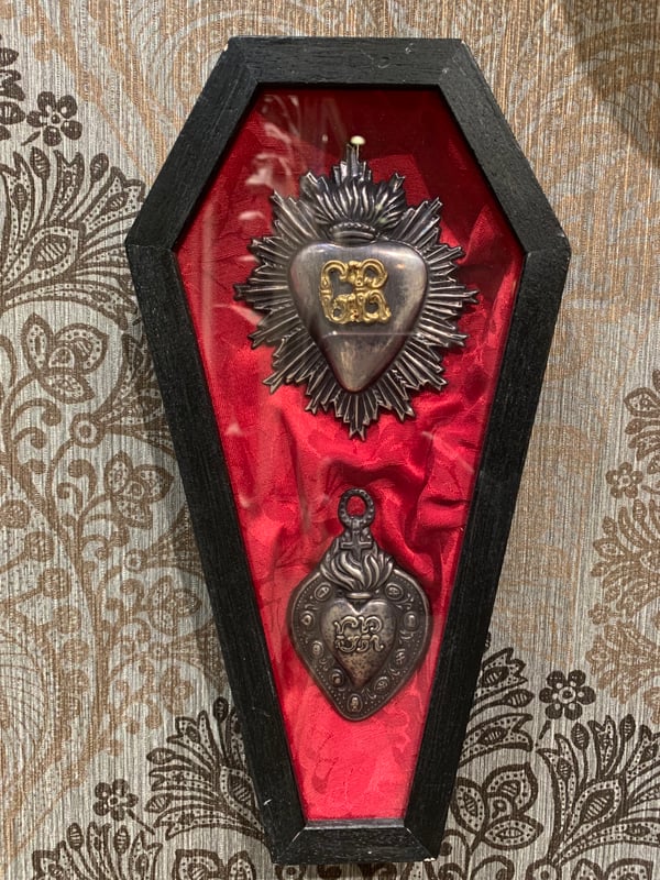 Image of Black coffin