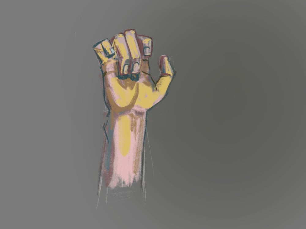 Image of Colorful Hand