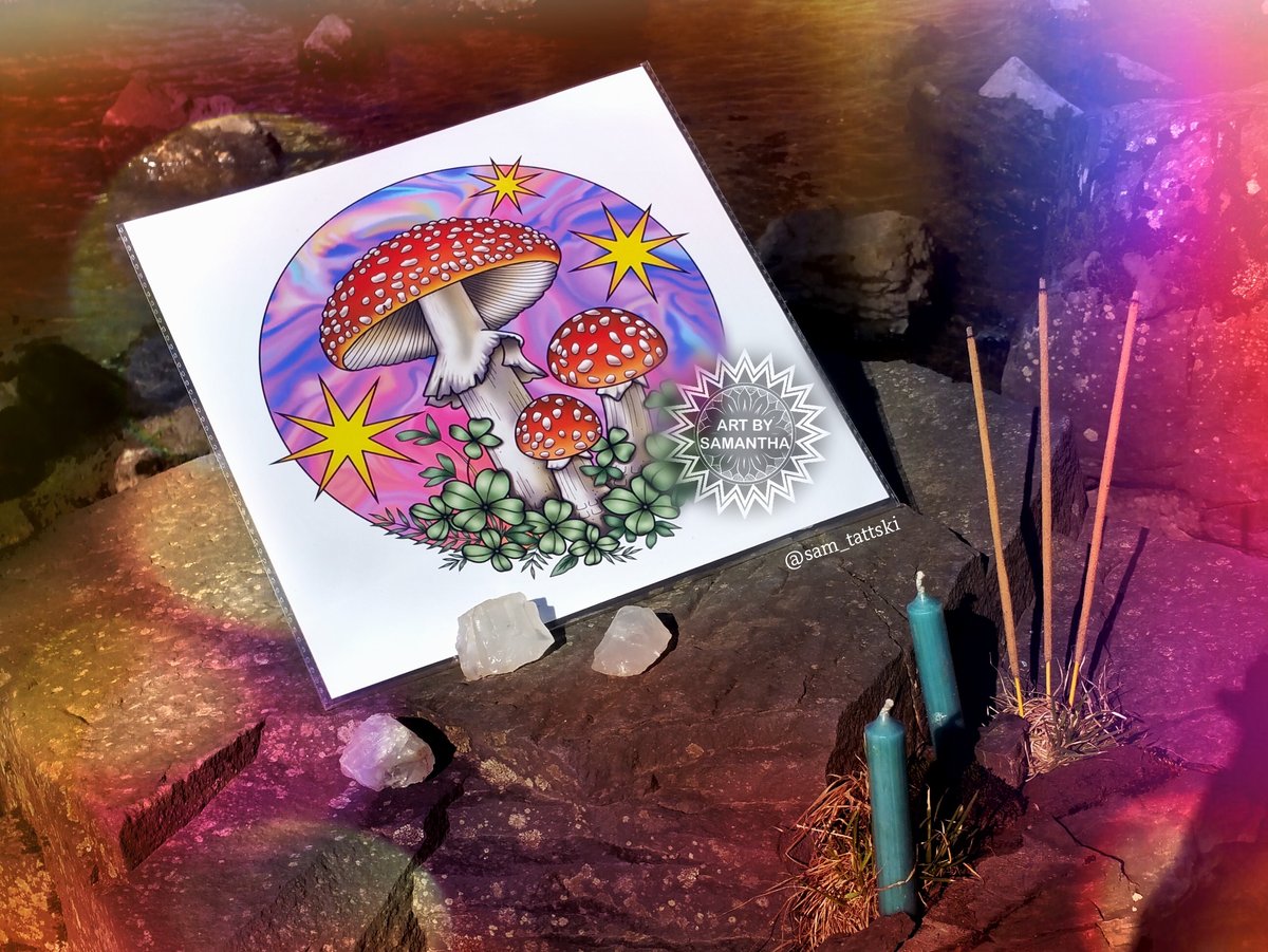 Image of Magic Mushroom Print