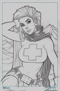 Image of Swiss Army Woman Original Cover Art