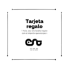 TARJETA REGALO - GIFT CARD