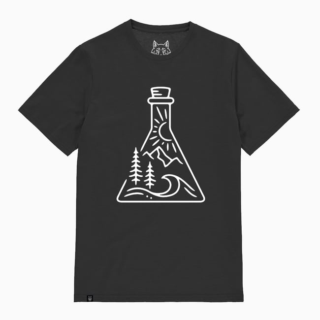 Bottle Scene T-Shirt Organic Cotton