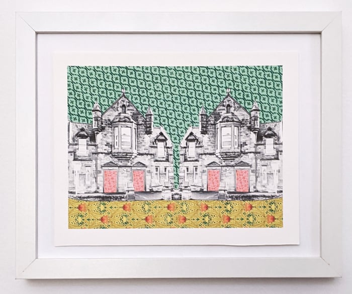 Image of Old Town Hall from the Sanquhar Series