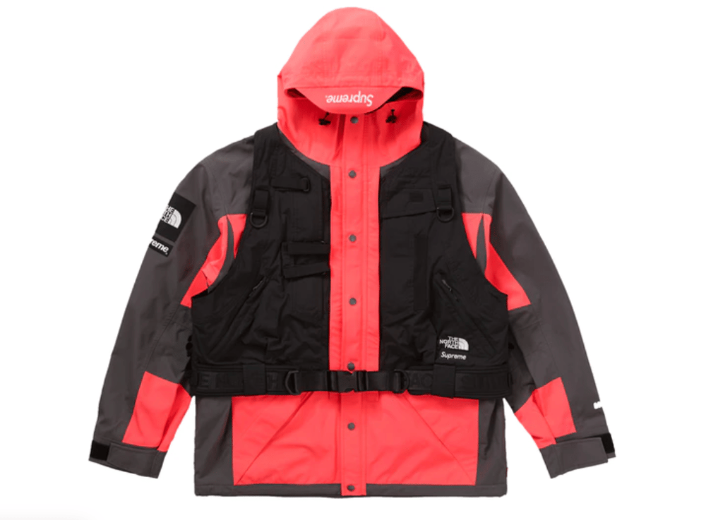 Image of Supreme The North Face RTG Jacket + Vest Bright Red