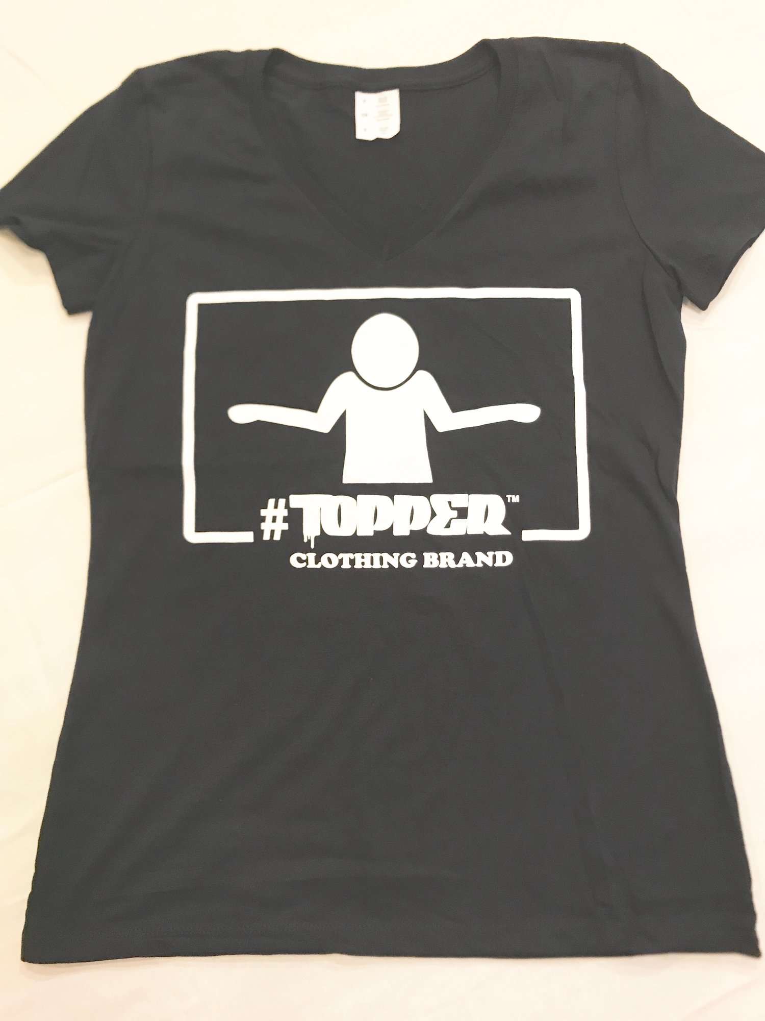 Image of #Topper Lady V-Neck Tees.