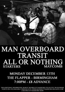 Image of Man Overboard - 13/12 - The Flapper