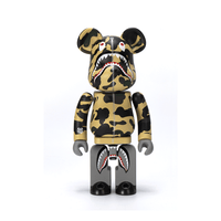 Image 1 of Bape Play Die Cast Bearbrick 200 % Yellow