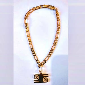 Image of Bravery Adinkra Pendant Bracelet