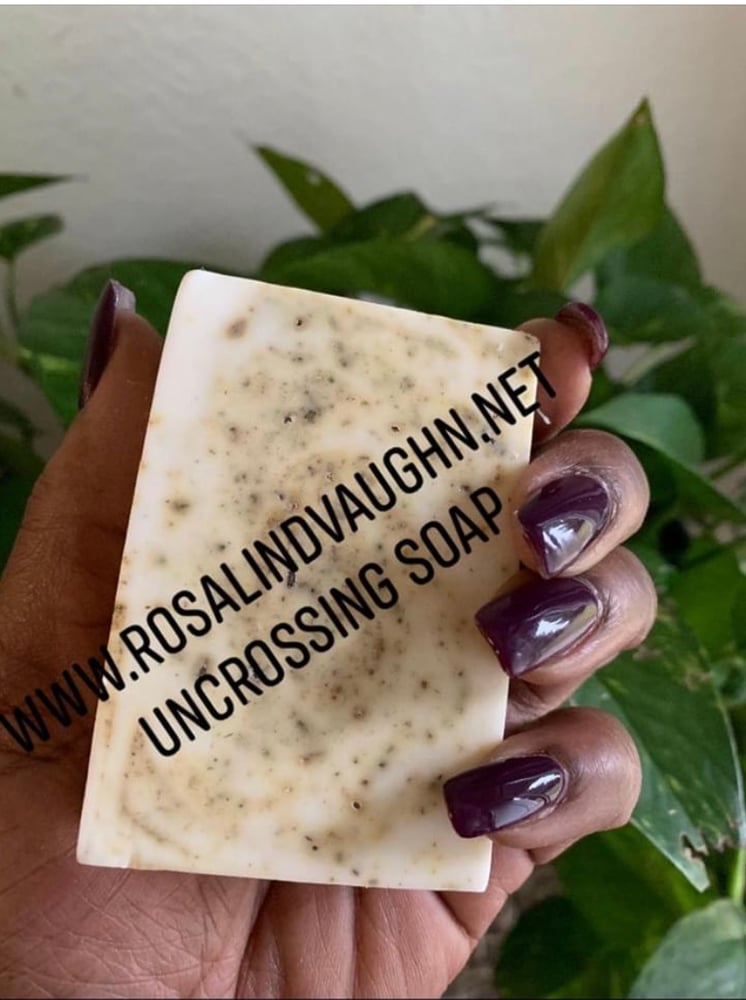 Image of Uncrossing Soap with authentic Rootwork Roots Shea butter base 