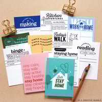 Image 2 of Stay Home Journaling Cards (Digital)