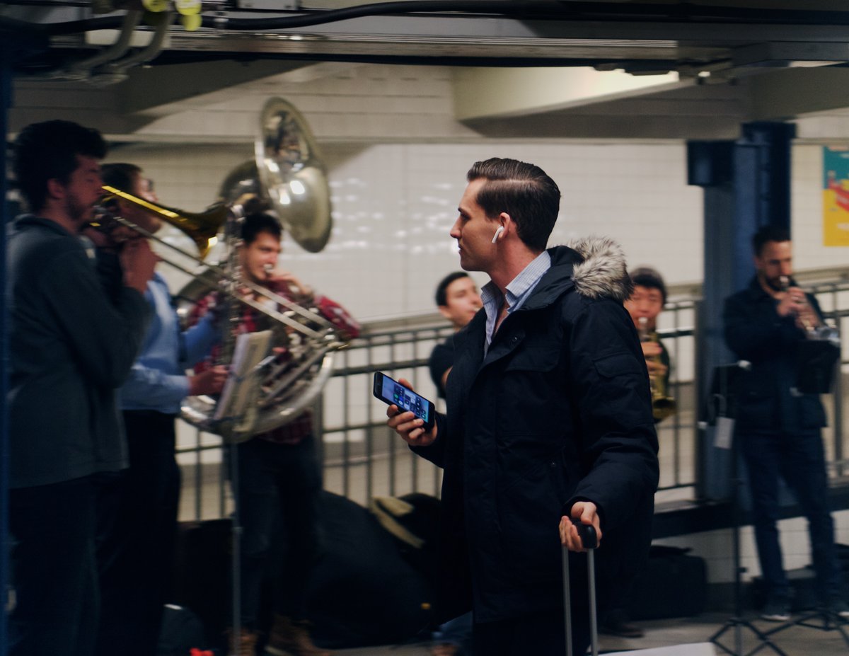 Image of  'AirPods vs. Live Music Ensemble' Signed Print